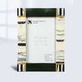 Picture Frame Abstract Ink Collection Resin Inlay Sea Green – 4x6 & 5x7"