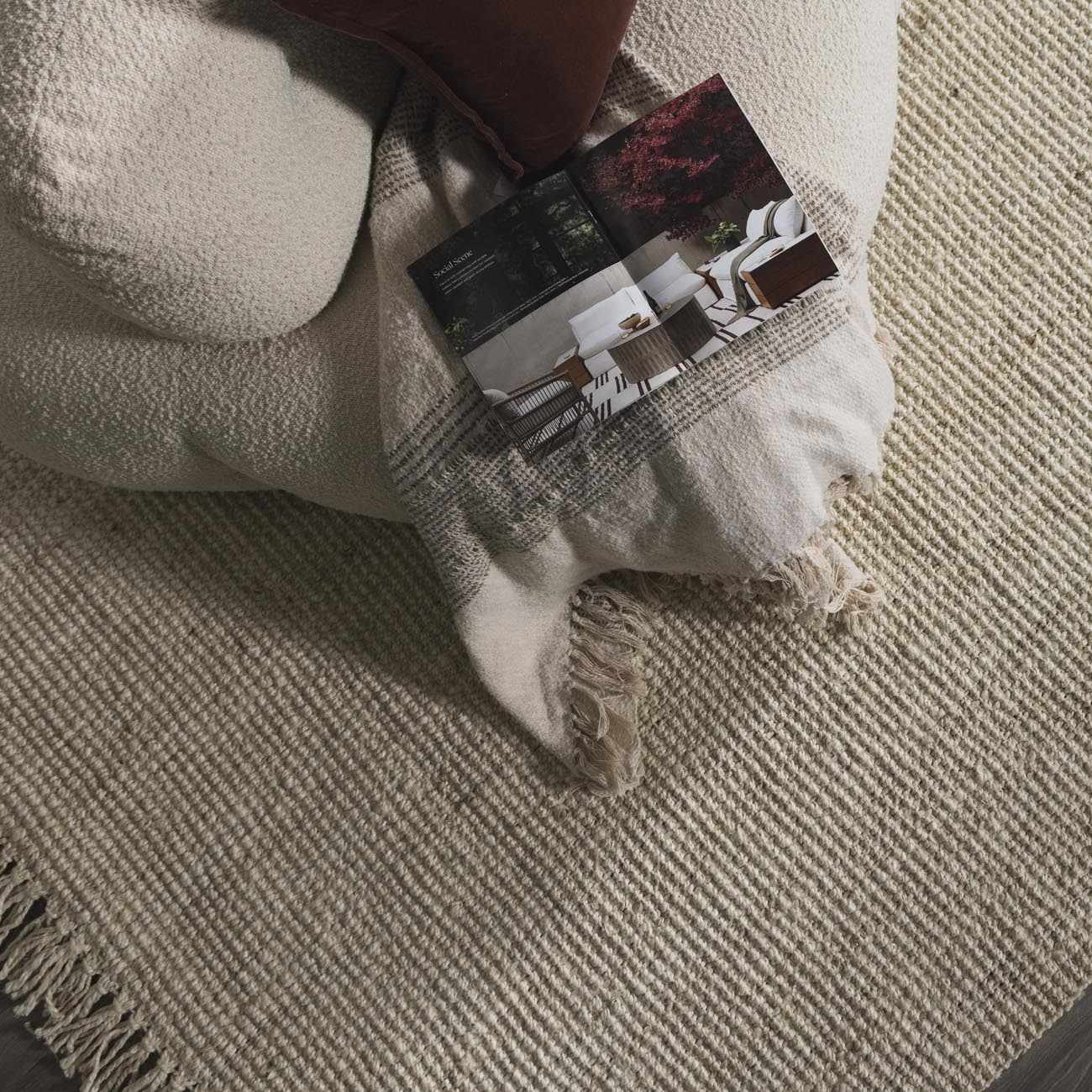 Senneterre Bleached Jute Rug